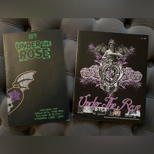 afi despair faction under the rose zine vol 1&2 - good condition circa 2003-2005